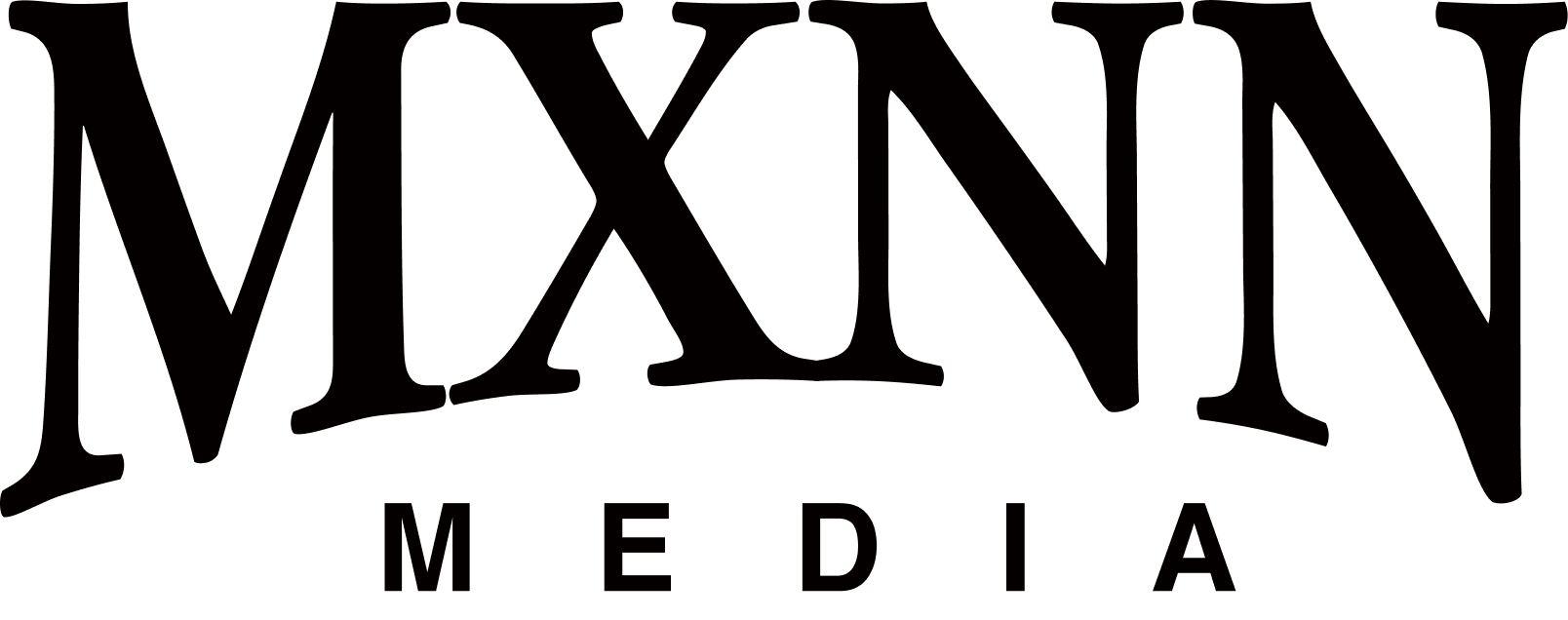 MXNN Media black logo on white background