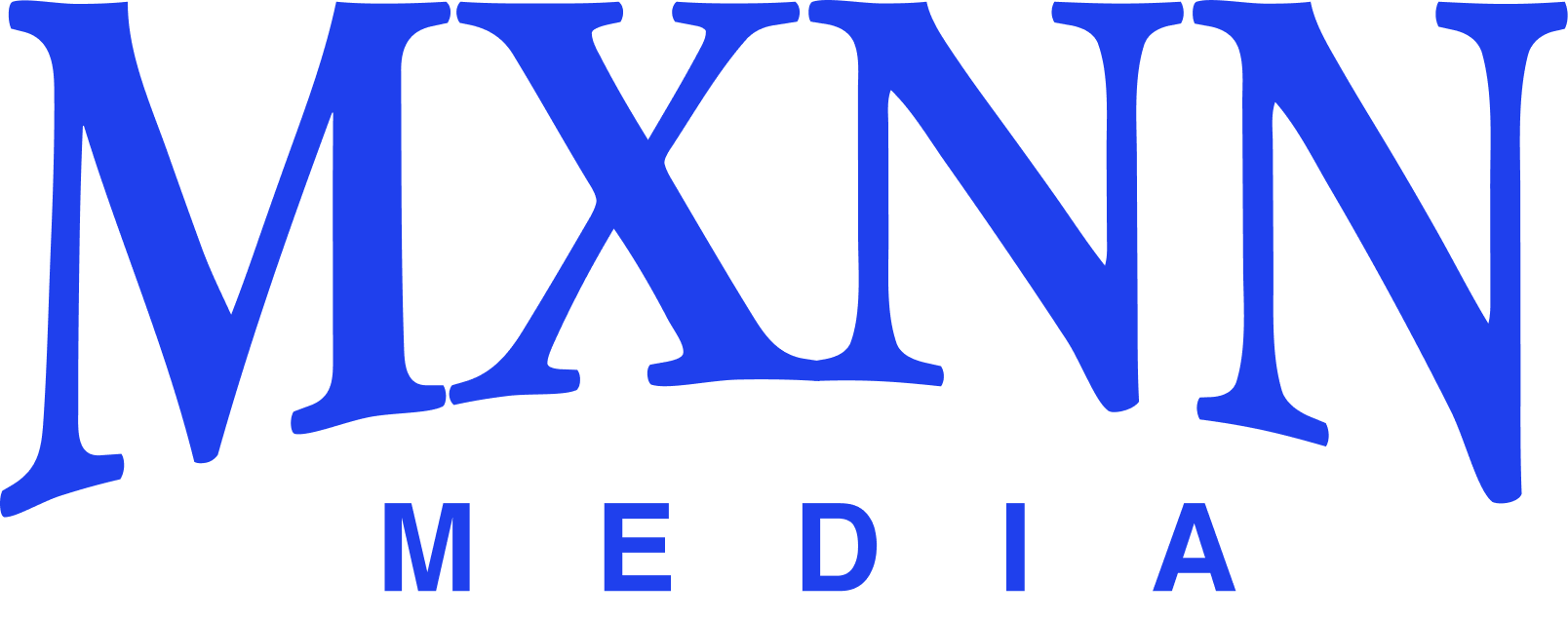 MXNN Media primary brand logo on light gray background