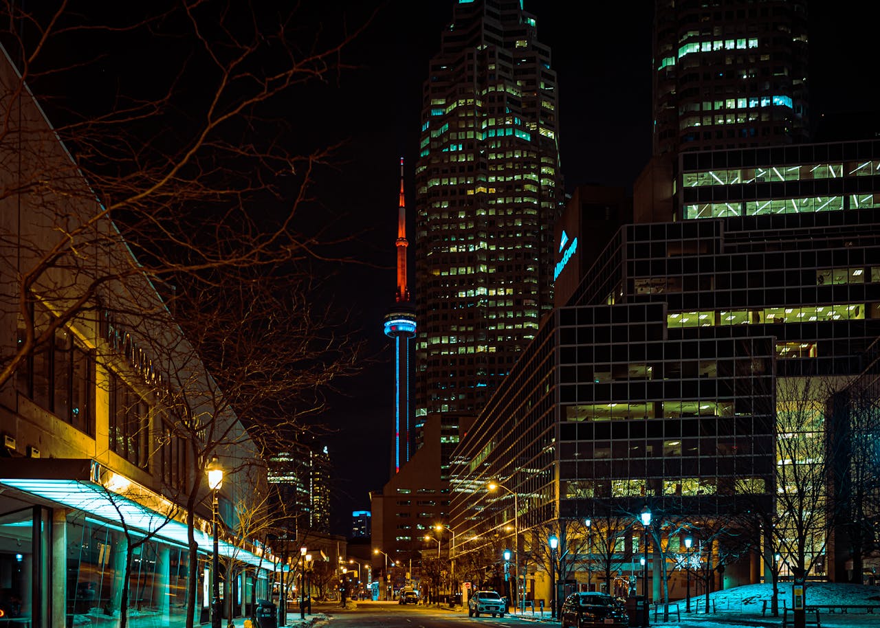 Toronto skyline, MXNN Media headquarters